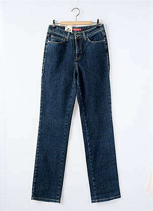 Jeans coupe droite stretch taille normale bleu PIERRE CARDIN femme