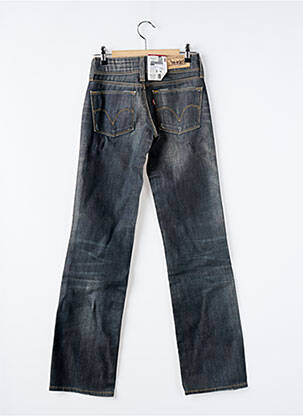 Jeans coupe droite stretch taille basse noir LEVI'S femme