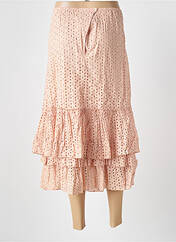 Jupe mi-longue rose RHUM RAISIN pour femme seconde vue