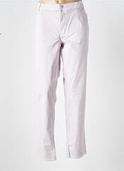 Pantalon droit violet CMK pour femme seconde vue