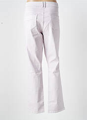 Pantalon droit violet CMK pour femme seconde vue
