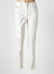 Pantalon slim blanc CMK pour femme seconde vue