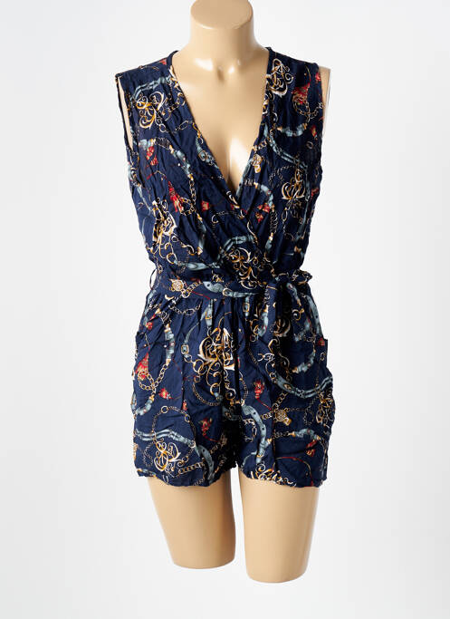 Combishort bleu ELENA Z pour femme