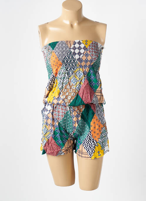 Combishort vert D&X pour femme