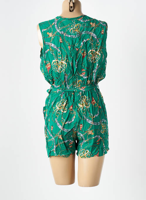 Combishort vert ELENA Z pour femme