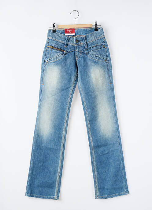 Jeans coupe droite bleu LEVIS pour femme