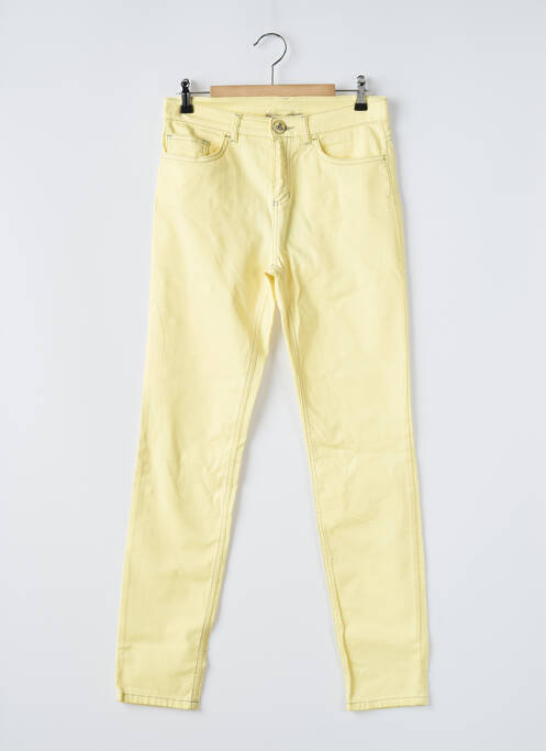 Jeans coupe slim jaune ELISA CAVALETTI pour femme