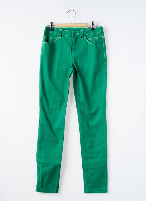 Jeans coupe slim vert STREET ONE pour femme