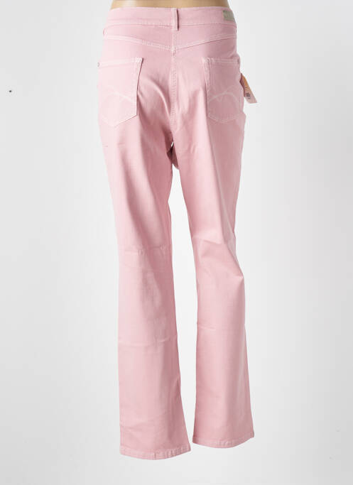 Pantalon droit rose CMK femme
