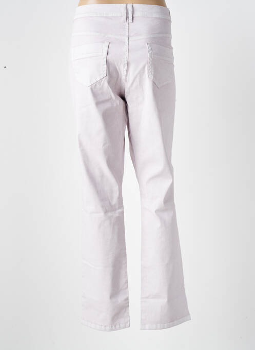 Pantalon droit violet CMK pour femme