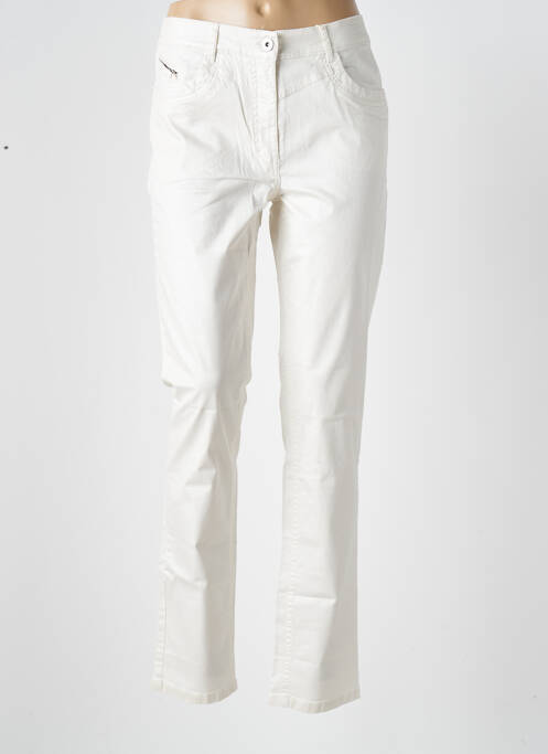 Pantalon slim blanc CMK pour femme