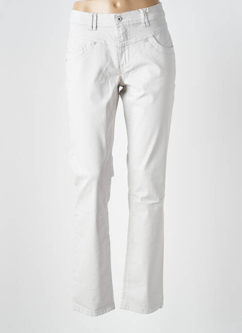 Pantalon slim gris CMK pour femme