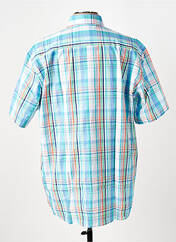 Chemise manches courtes bleu LEVORATTO pour homme seconde vue