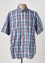 Chemise manches courtes bleu LEVORATTO pour homme seconde vue