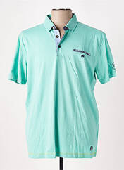 Polo bleu LERROS pour homme seconde vue