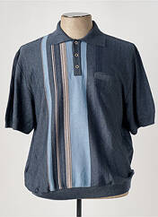 Polo bleu LOUIS VICTOR pour homme seconde vue