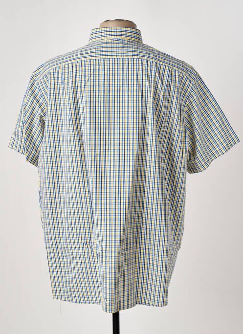 Chemise manches courtes jaune LEVORATTO pour homme