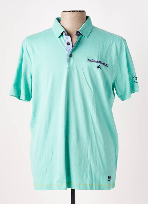 Polo bleu LERROS pour homme