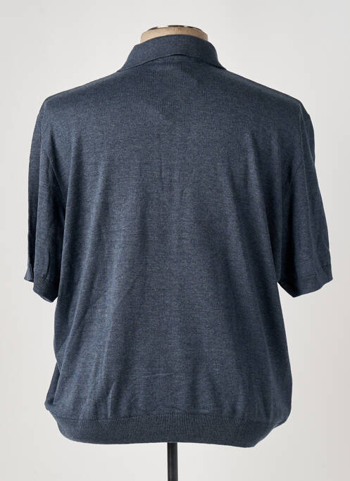 Polo bleu LOUIS VICTOR pour homme