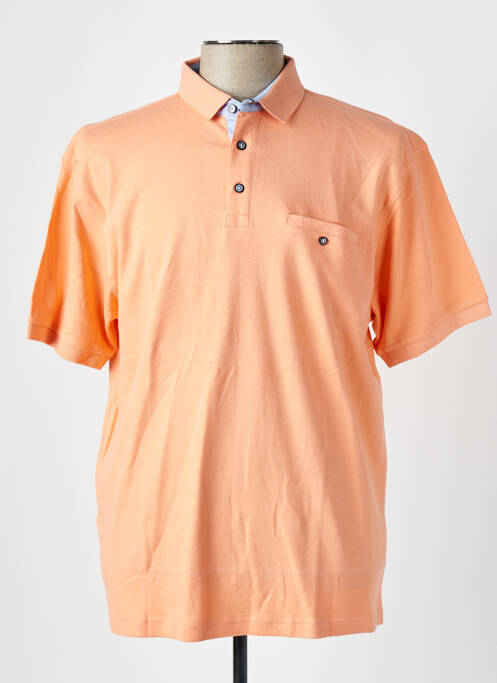 Polo orange EMBLEMATIC pour homme