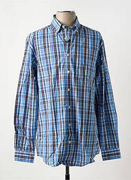Chemise manches longues poches bleu BRIGGS & MANSFIELD homme