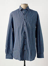 Chemise manches longues poches bleu BRIGGS & MANSFIELD homme