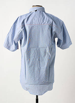 Chemise manches courtes poches bleu EASYLINE homme