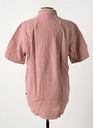 Chemise manches courtes poches rouge DORNBUSCH homme