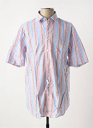 Chemise manches courtes poches bleu DORNBUSCH homme