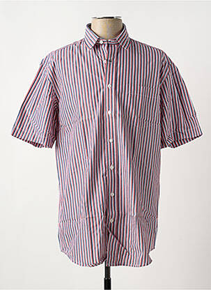 Chemise manches courtes poches rouge BRIGGS & MANSFIELD homme