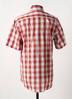 Chemise manches courtes poches rouge BRIGGS & MANSFIELD homme