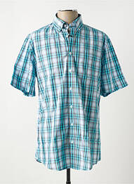 Chemise manches courtes poches bleu BRIGGS & MANSFIELD homme