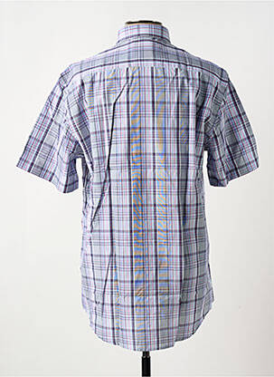 Chemise manches courtes poches violet BRIGGS & MANSFIELD homme