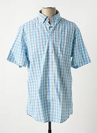 Chemise manches courtes poches bleu BRIGGS & MANSFIELD homme