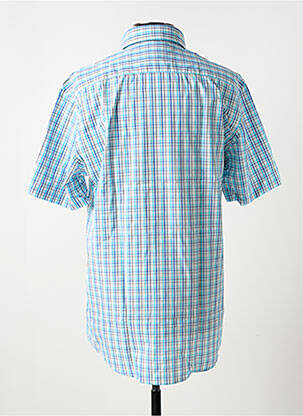 Chemise manches courtes poches bleu BRIGGS & MANSFIELD homme