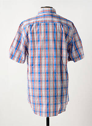 Chemise manches courtes poches bleu BRIGGS & MANSFIELD homme