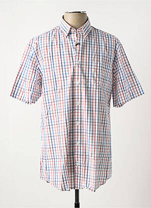 Chemise manches courtes poches orange BRIGGS & MANSFIELD homme