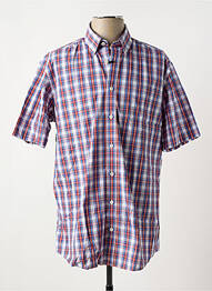 Chemise manches courtes poches bleu BRIGGS & MANSFIELD homme