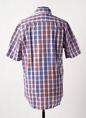 Chemise manches courtes poches bleu BRIGGS & MANSFIELD homme