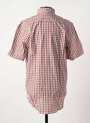 Chemise manches courtes poches orange BRIGGS & MANSFIELD homme