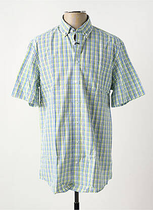 Chemise manches courtes poches vert BRIGGS & MANSFIELD homme