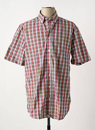 Chemise manches courtes poches rouge BRIGGS & MANSFIELD homme