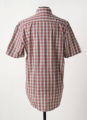 Chemise manches courtes poches rouge BRIGGS & MANSFIELD homme