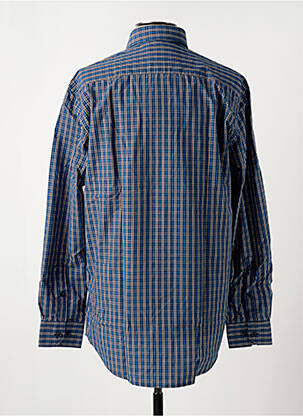 Chemise manches longues poches bleu BRIGGS & MANSFIELD homme