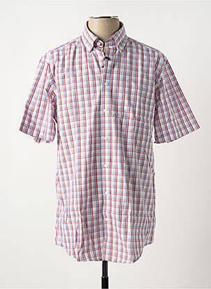 Chemise manches courtes poches rouge BRIGGS & MANSFIELD homme