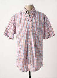Chemise manches courtes poches orange BRIGGS & MANSFIELD homme