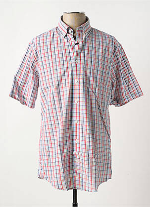 Chemise manches courtes poches rouge BRIGGS & MANSFIELD homme