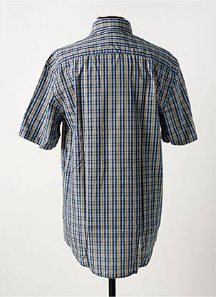 Chemise manches courtes poches bleu BRIGGS & MANSFIELD homme