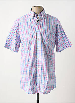 Chemise manches courtes poches violet BRIGGS & MANSFIELD homme