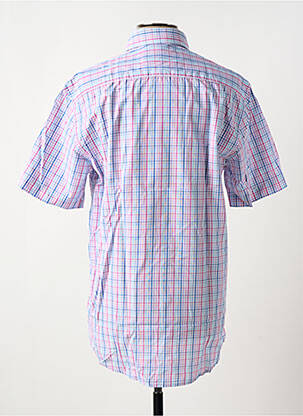 Chemise manches courtes poches violet BRIGGS & MANSFIELD homme